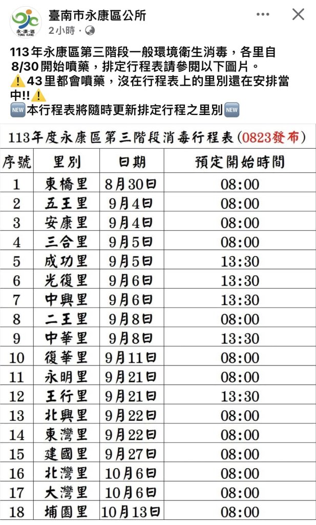 456811891_481650254719478_6588615744731465793_n-617x1024 永康區公所衛生環境消毒-區域時間表
